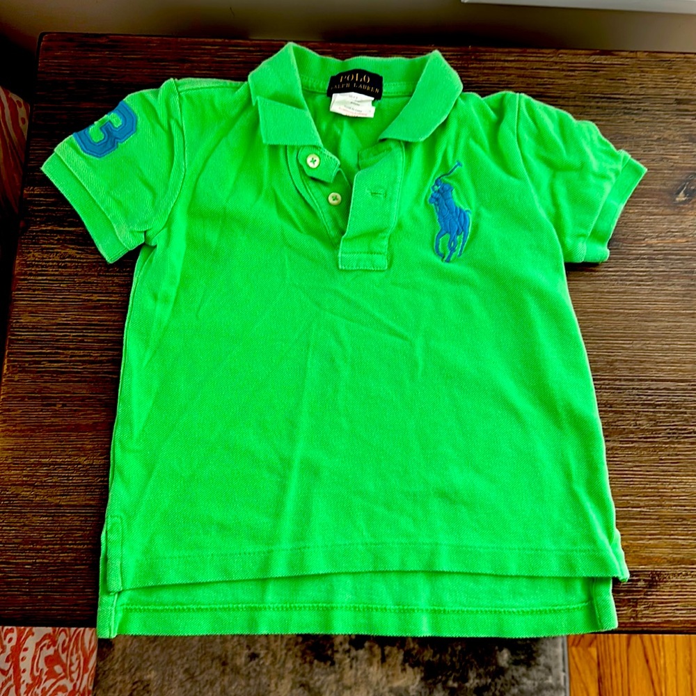 Polo Ralph Lauren toddler size 2 green polo